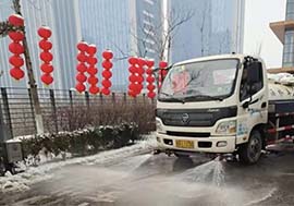 2022年济南的第一场雪，鲁商服务在行动